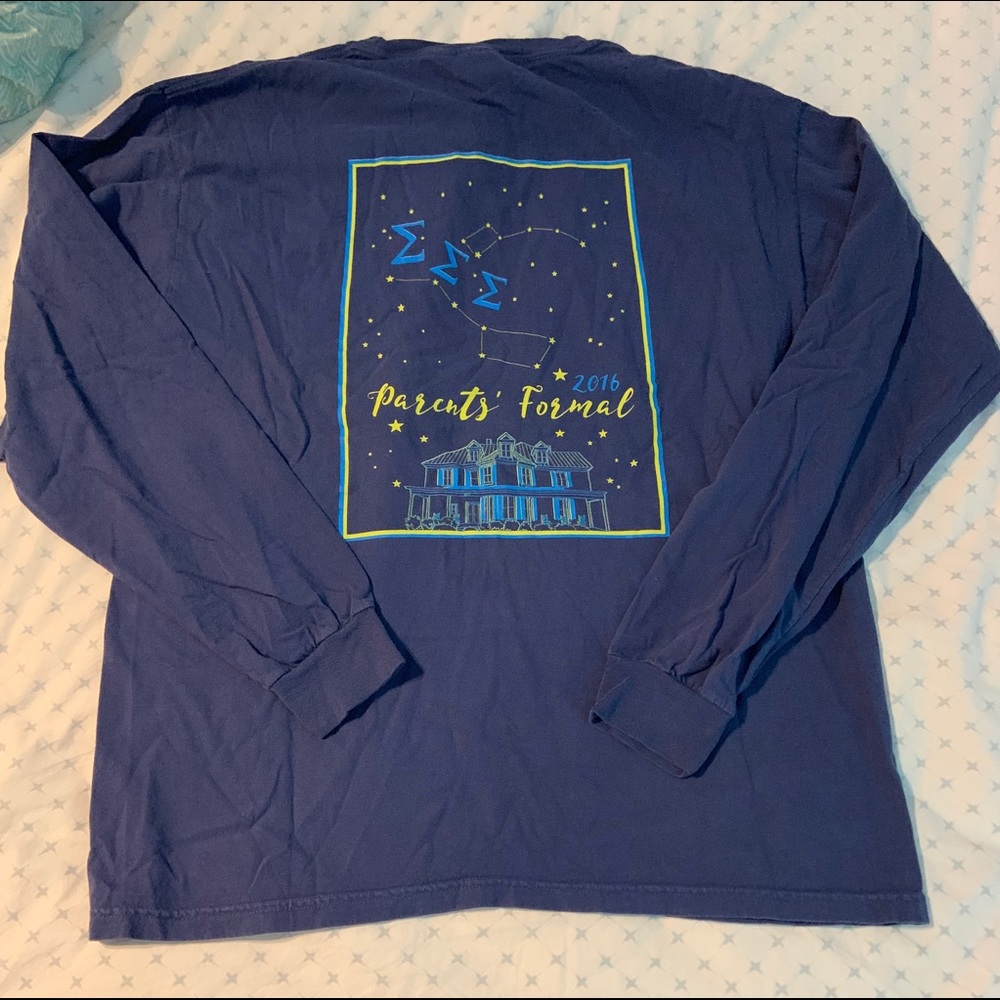 Tri Sigma Comfort Colors Long sleeve T-shirt